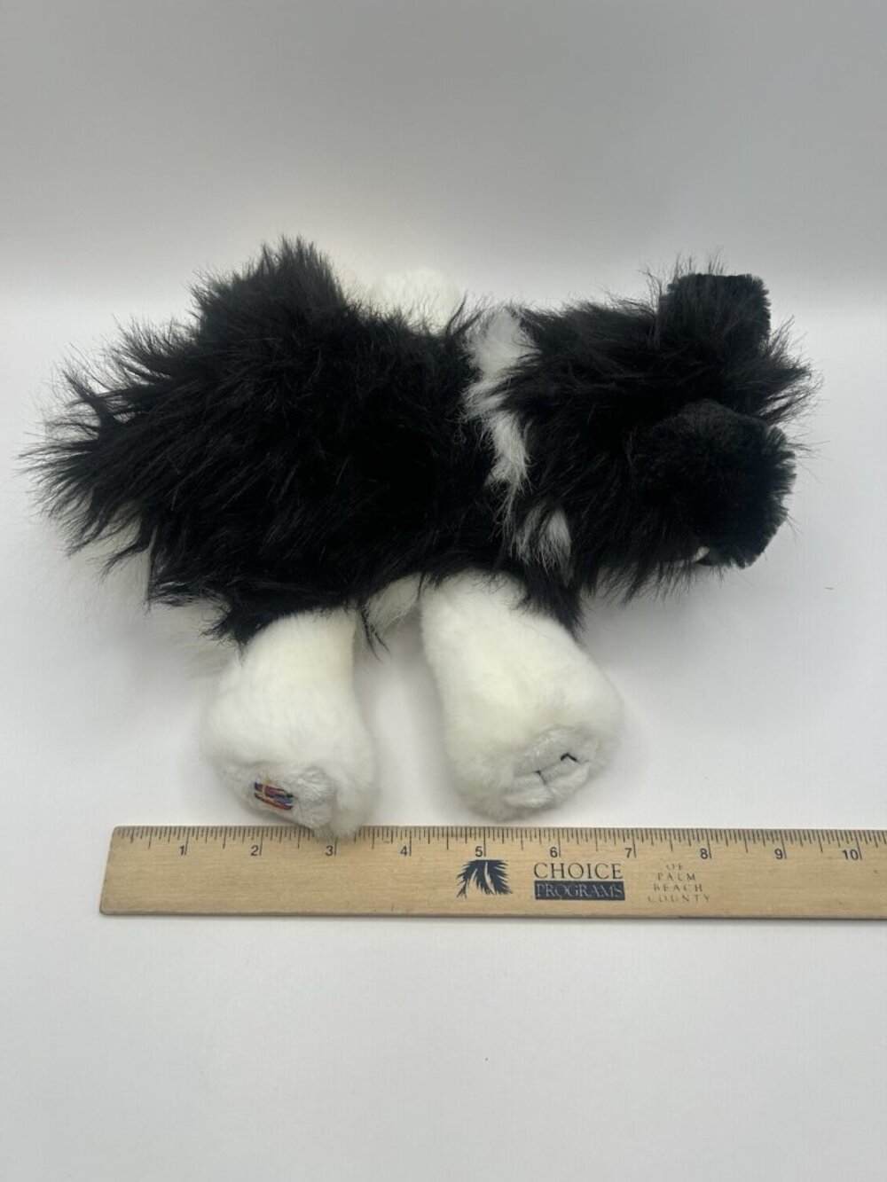 Ganz Webkinz Border Collie Plush Dog Black White HM413 NO CODE - Rare!! - Picture 13 of 16